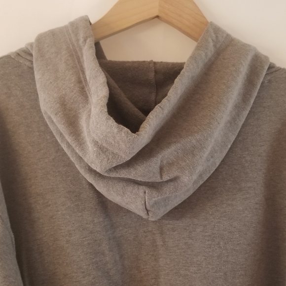 PINK Varsity Hoodie - Gray/Blue Stripes - Picture 6 of 9